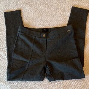 Tahari Charcoal Leggings